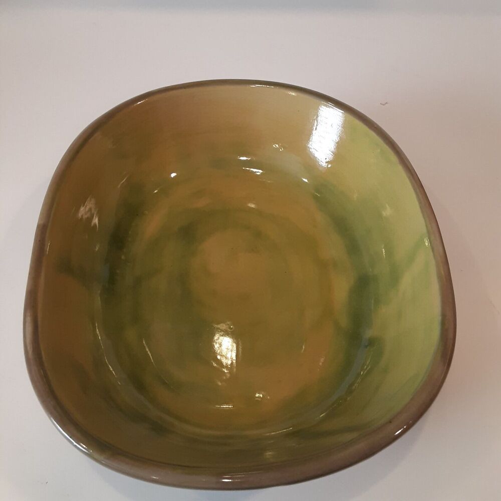 Louisville Stoneware #3 Baking Dish Green/Sand Glaze 10x8